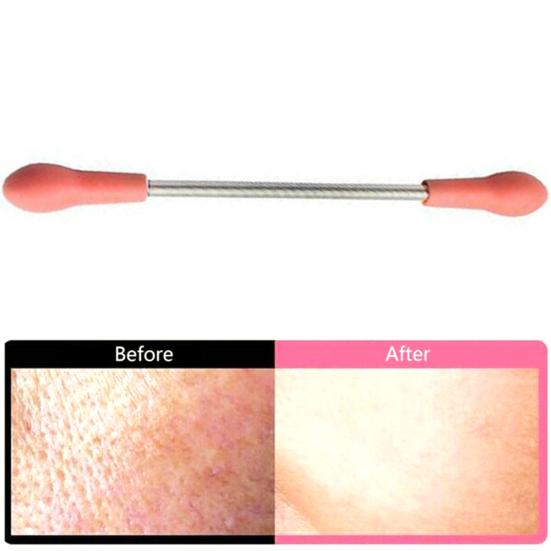 Bärbar Rostfri Stål Ansiktshårborttagare Epilator Fjäderpinne Trådningsverktyg