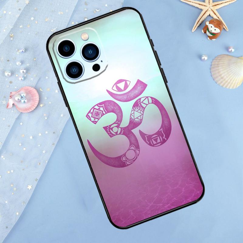 Aum Om Symbol Phone Case For iPhone 13 11 12 14 15 16 Pro Max 7 8 Plus XR XS Max X Silicone Cover
