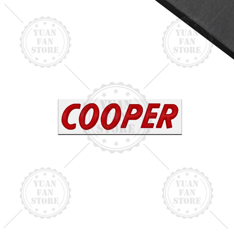 

COOPER SD Emblem Car Styling 3D Sticker Metal LOGO Badge For Mini Cooper S JCW ONE Countryman R55 R56 R58 R59 Body Decoration