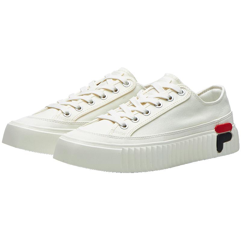 Fila Женские низкие парусиновые скейтбордические кроссовки GEAR 2025 года 35.5