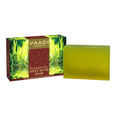 Zklidňující mýdlo proti akné s Tea Tree (75 g), Becalming Tea-Tree mýdlo proti akné,
