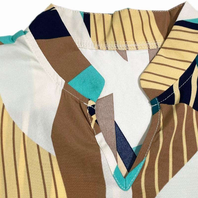 Fashion Batwing Sleeve Print Loose Casual Dresses for Women Summer Lace-up High Waist Vacation Long Dress Woman Vintage Slim Fit Sexy Lady Dress 26174