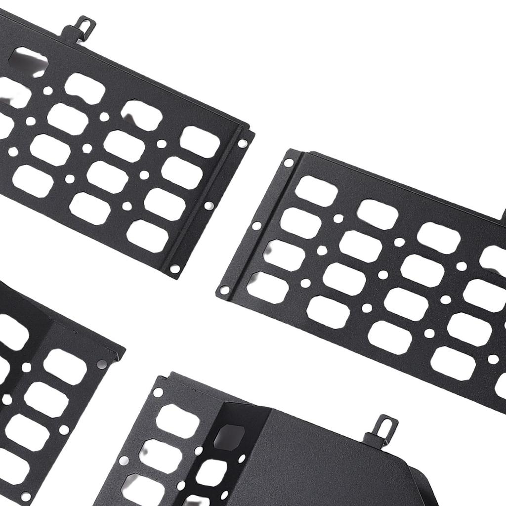 Metal Car Front Door Pocket Storage Box Sturdy Door Side Insert Organizer Box Pockets for Wrangler JL JLU 4XE 2018-2025