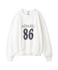 Snidel Number Logo Sweatshirt SWCT251148 Women's White