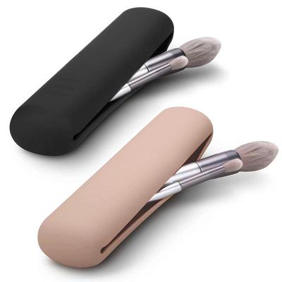 Reise-Make-up-Pinselhalter, tragbares Silikonmaterial zum Fertigmachen, Reisen, trendiger Kosmetikkoffer, Make-up-Organizer