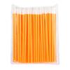 Compact Nylon Lip & Eye Makeup Brush - Disposable, Hollow Rod Design for Lipstick, Lip Gloss, and Eyeshadow Application