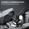 Zoom Spotlight LED Flashlight USB Rechargeable Portable Lighting Portable Camping Light  Emergency