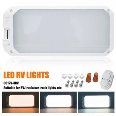 12V LED RV Ceiling Dome Light Interior Lighting for Trailer Camper Truck Boat