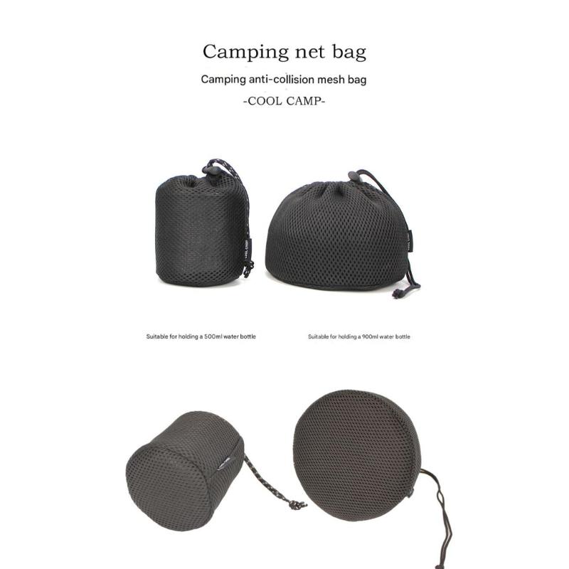 Strong Sandwich Net Outdoor Storage Bag Highlighting Transportable Size and Shielding Lining for Camping Equipment Guard