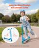 Kick Scooter for Kids Ages 3+, 2-Wheel Toddler Scooter with Light-Up Wheels, Adjustable Height Handlebar, Wide Anti-Slip Deck, Foldable Lightweight