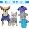 3Pcs Dog Sweaters for Small Dogs Boy Girl, Winter Warm Fleece Pet Clothes, Soft Sweatshirt Outfit for Puppy, Cat, Chihuahua Yorkie (Navy Blue, Grey,