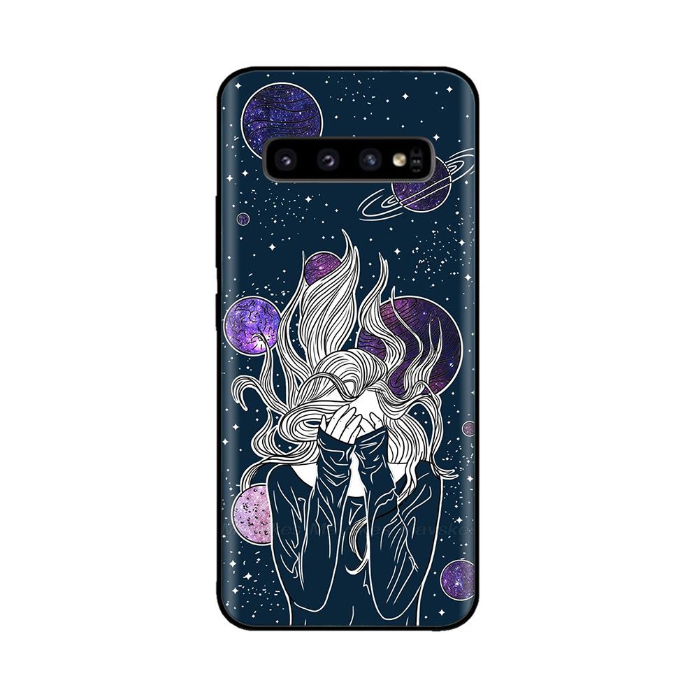 For Samsung S10 Plus Case S10 Silicone Fashion Back Cover Cases For Samsung Galaxy S10 S10E S 10 S10plus Protective Back Cover