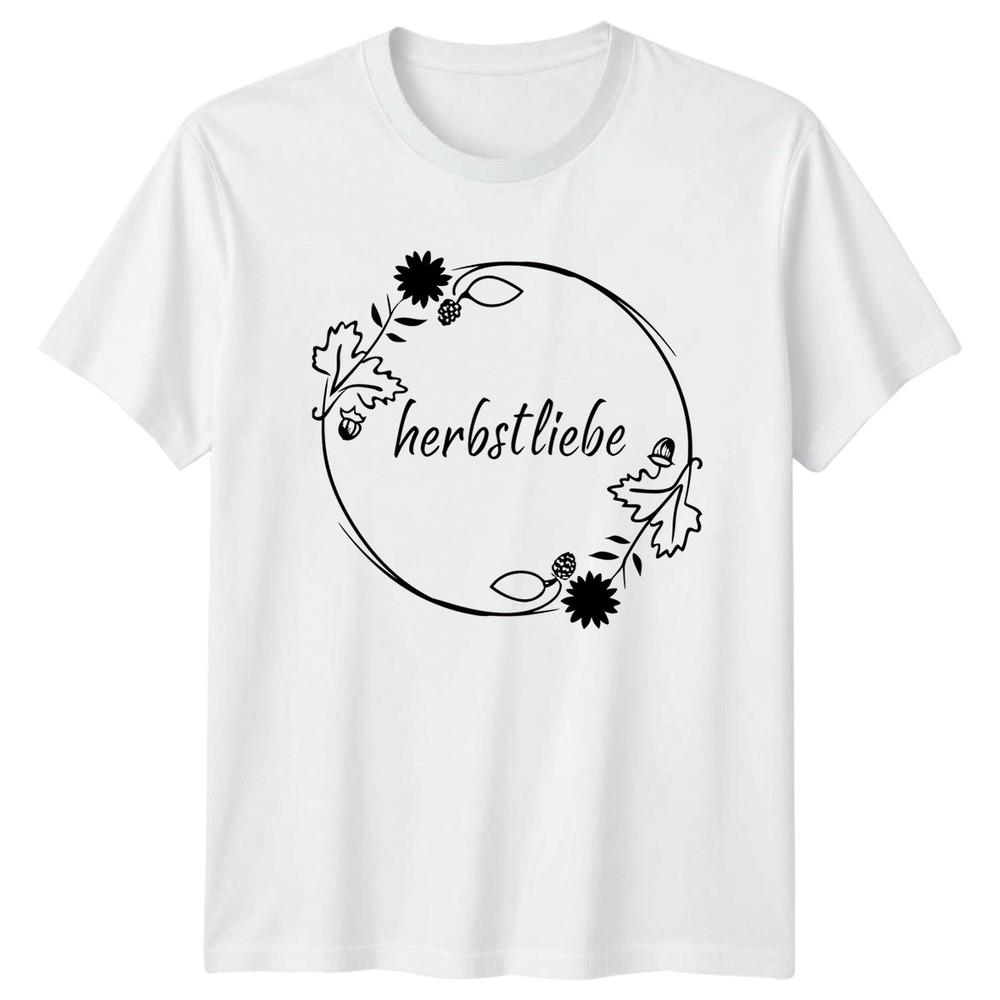 Herbstliebe Unisexs TShirt Autumn Nature Great Autumn Gift For Her S
