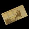 Złote banknoty z folii 24K Pełny 7 sztukowy zestaw euro Kolekcja banknotów Dekoracja Pamiątka Prezent Wodoodporne Kreatywne Euro