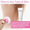 2 Pcs Large Fluffy Powder Puff Body Cosmetic Face Loose Powder Applicator Handle Foundation Puff Pad Washable Beauty Application Tool for Women