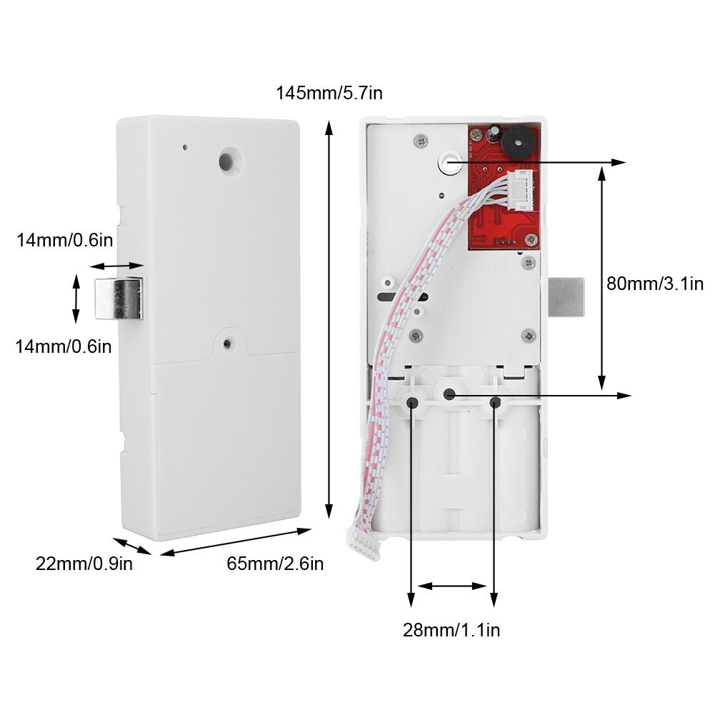 Smart Electronic Induction Lock Sauna Cabinet Gym Locker Sensor Lock