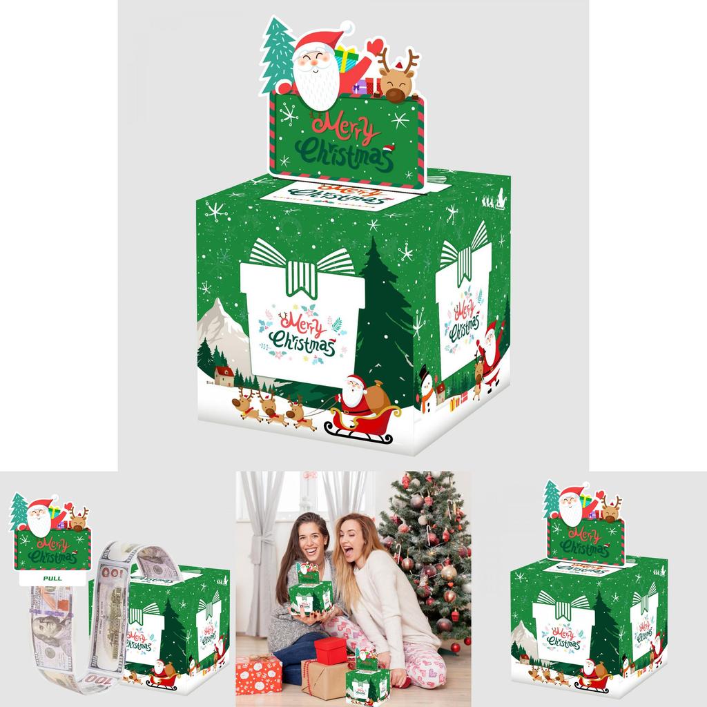 Green Holiday Gift Box For Christmas Surprises And Festive Gift Giving