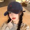 Versatile 2025 Women's Korean Style Baseball Cap: Soft Top Outdoor Sun Hat with Trendy Duckbill Design for Larger Head Size.