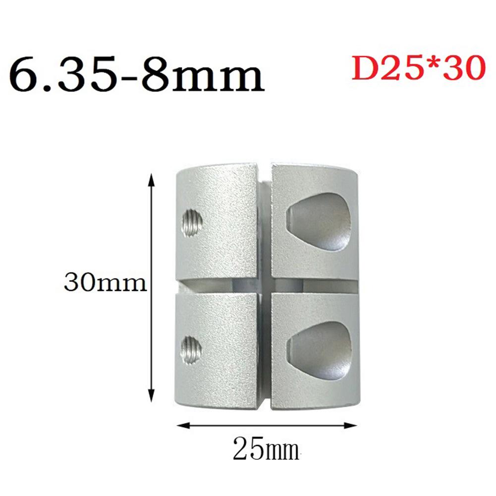 Coupling D20x25 for 3D Printers Aluminum Alloy Stepper Motor Part with Four Machine Screws and 90 Degree Design