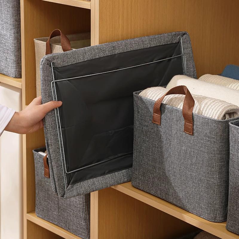 Foldable Large Capacity Cationic Fabric Drawer Organizer for Clothes and Pants