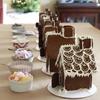 3D Haus Tür DIY Silikon Lebkuchen Fondant Form Kuchen Dekoration Schokolade Weihnachten Backform