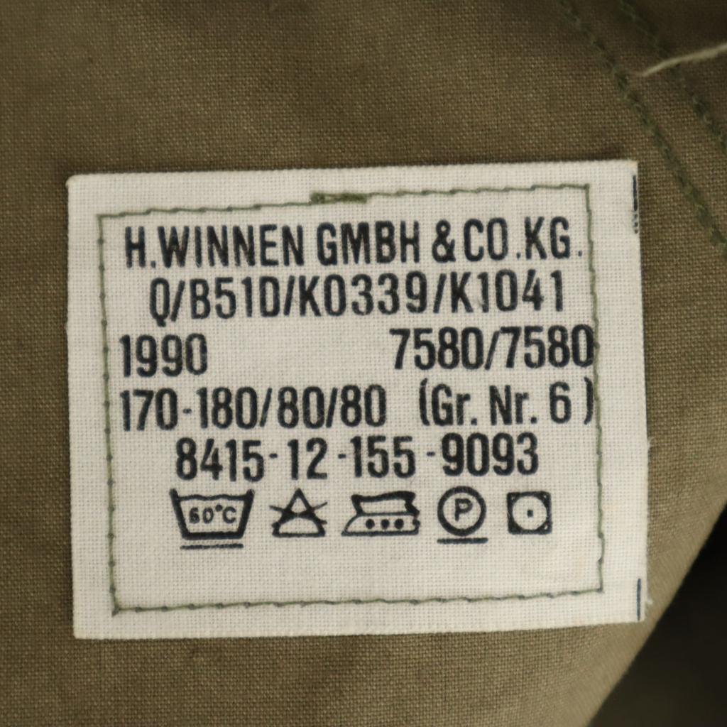 GERMAN MILITARY 90s Old Cargo Pants 6 Khaki Military Men's Used