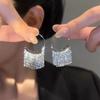 Elegant Metal Tassel Earrings for Women - Luxury Summer Socialite Style