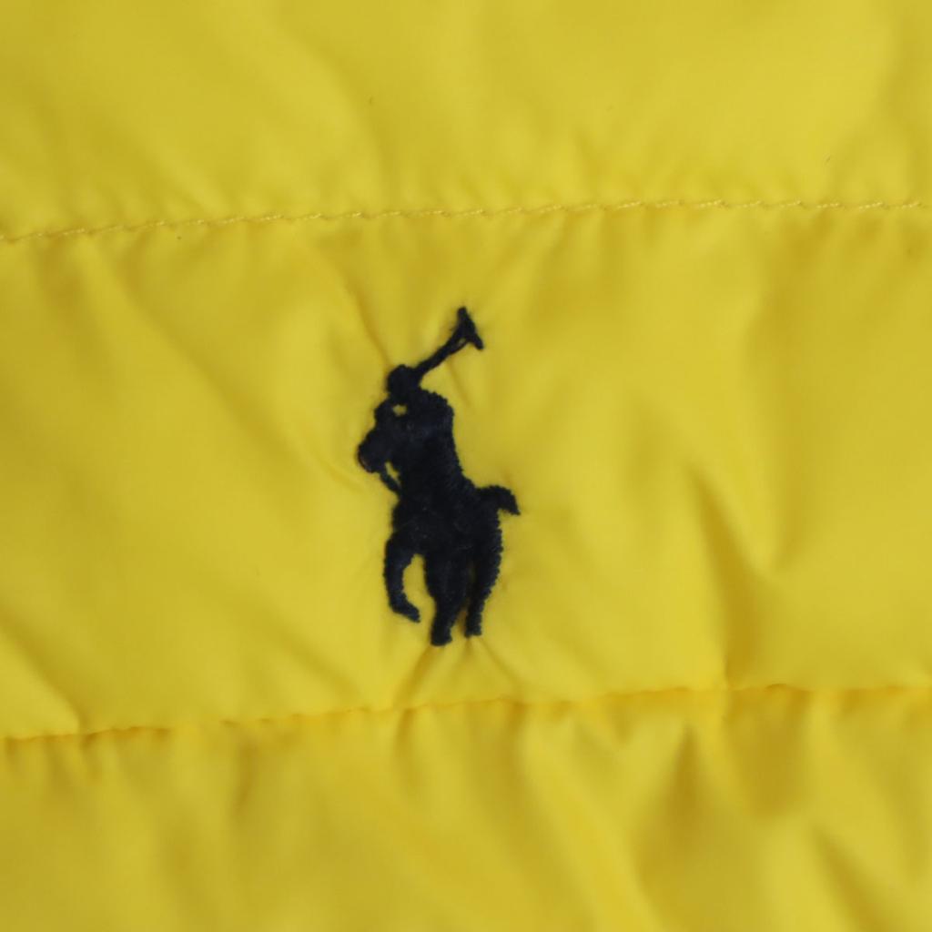Polo Reversible Batting Jacket 110 Yellow RALPH LAUREN Navy Kid's Used