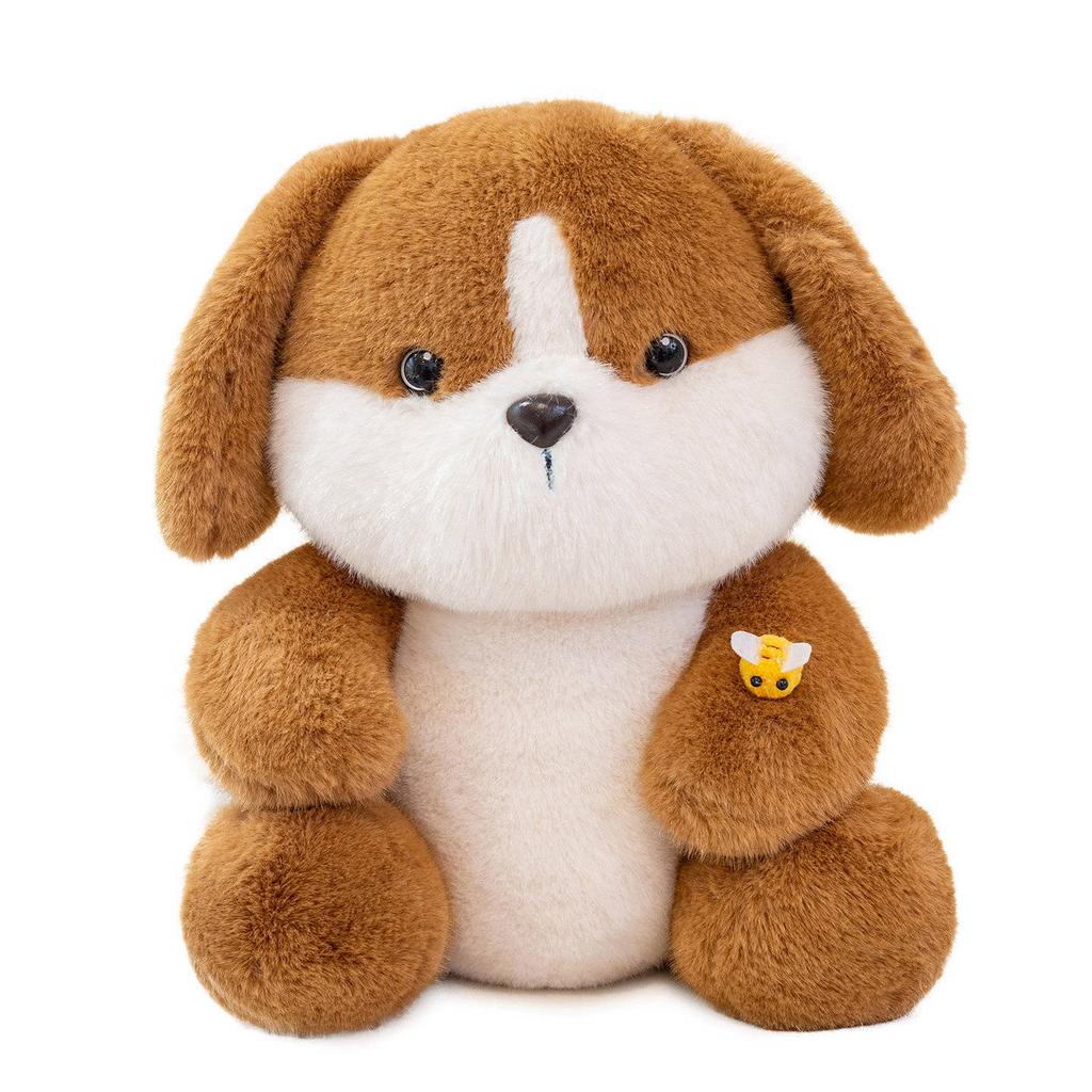 Cute Nepalese Puppy Plush Toys Children Sleeping Comfort Pillow Bee Dog Home Decoration