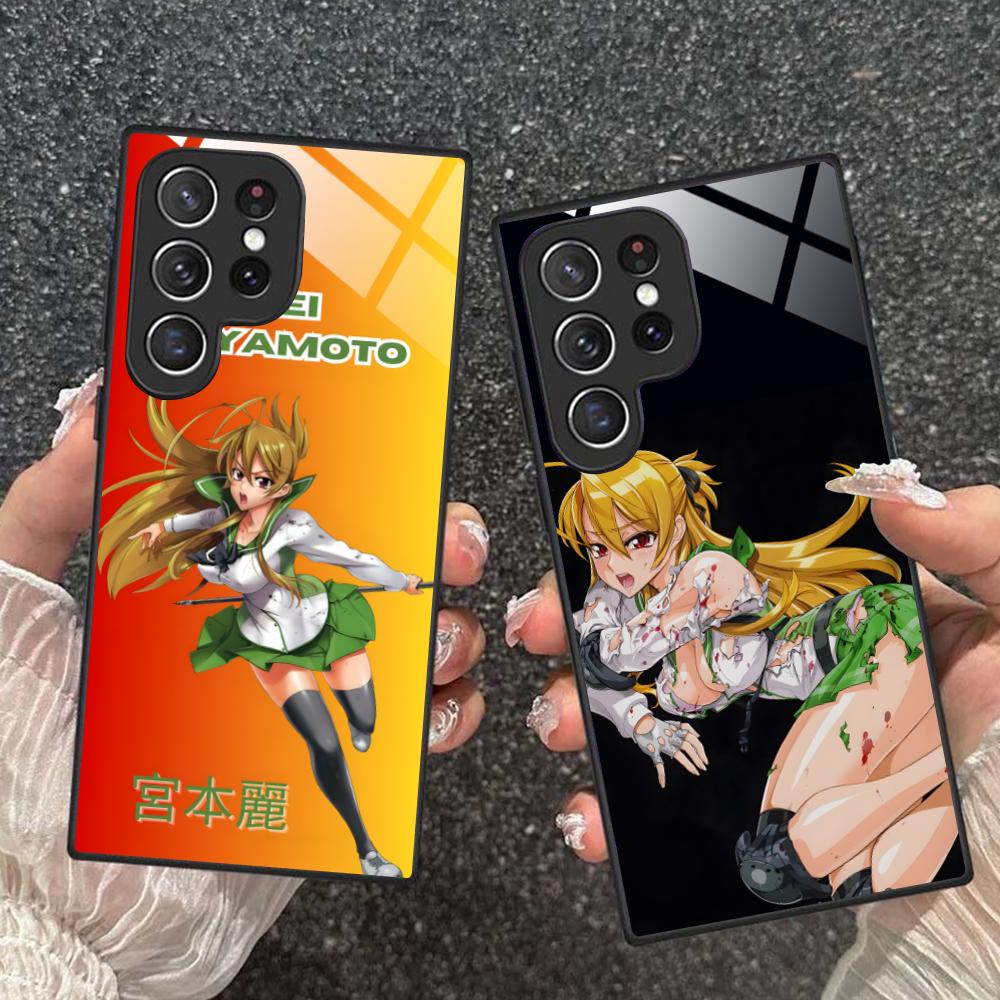 Highschool Rei Miyamoto Phone Case for Samsung Galaxy S26 S25 S24 S23 S22 S21 S20 Note20 Plus FE Ultra Glass Colorful Cover
