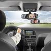 Baby Rear View Mirror for Car Clip On Sun Visor Accessories Adjustable Wide Angle Backseat Mirrors for Boys Girls Backseat
