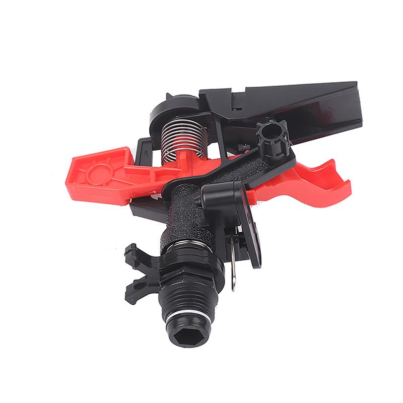 1/2"Adjustable Rocker Impact Sprinkler Garden Agriculture Watering Nozzle Lawn Irrigation Watering 360 Degrees Rotary Jet