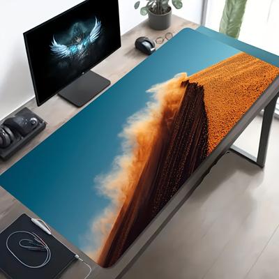 Laptop Workspace Mouse Pad Large Gaming Desk Mat Cloth Surface Non Slip Rubber Base for Keyboard Office Setup