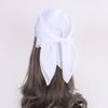 Dopamine Color Silk Scarf: Women's Solid Small Square Neckerchief & Headband