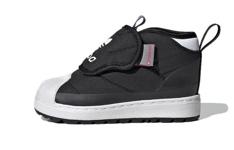 

Adidas Originals SUPERSTAR 360 Boot I Mid top Toddler Shoes Black White Infant And Toddler FV7266 21