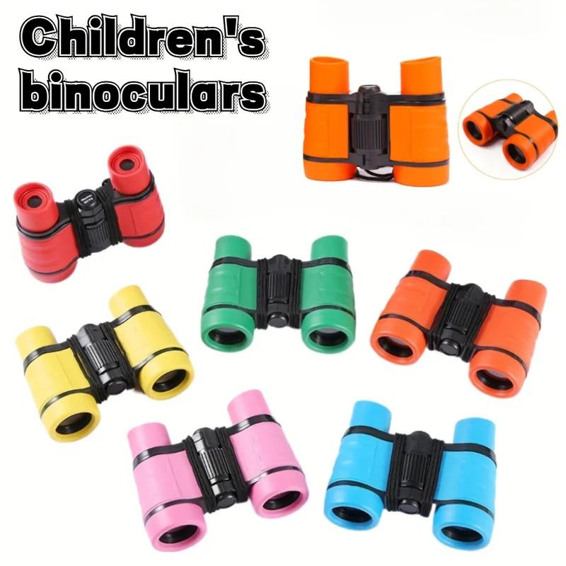 Kids Binoculars 4x30 - Rubber-Handled, Pocket-Sized, Plastic Optics, Great for Outdoor Sports & Games, Best Gift for Children's