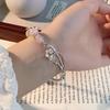 Delicate Butterfly Pink Bracelet Elegant Summer Fashionable Jewelry For Women