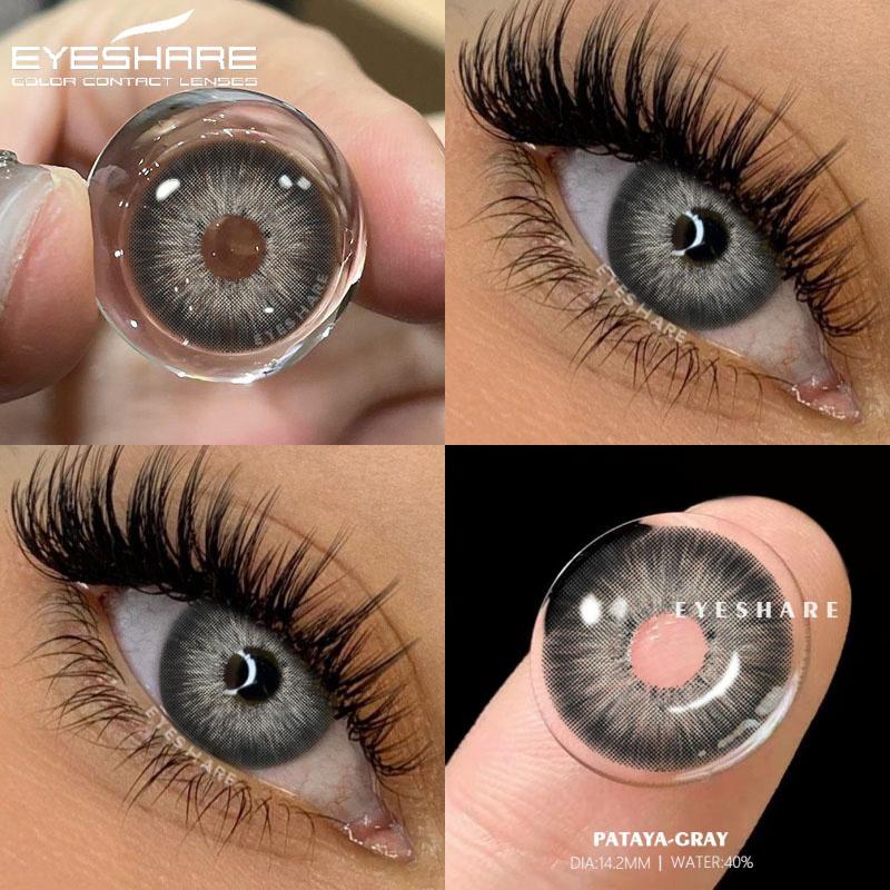 1 Paio Nuovi Colori Lenti a Contatto per Occhi Pupille Grigie Lente Moda Lenti Blu Lenti a Contatto Verdi Lente Occhi Colorata Annuale