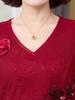 Elegant Wine Red Qipao Dress for Mother of the Groom - Perfect for Spring Banquets or Daily Wear