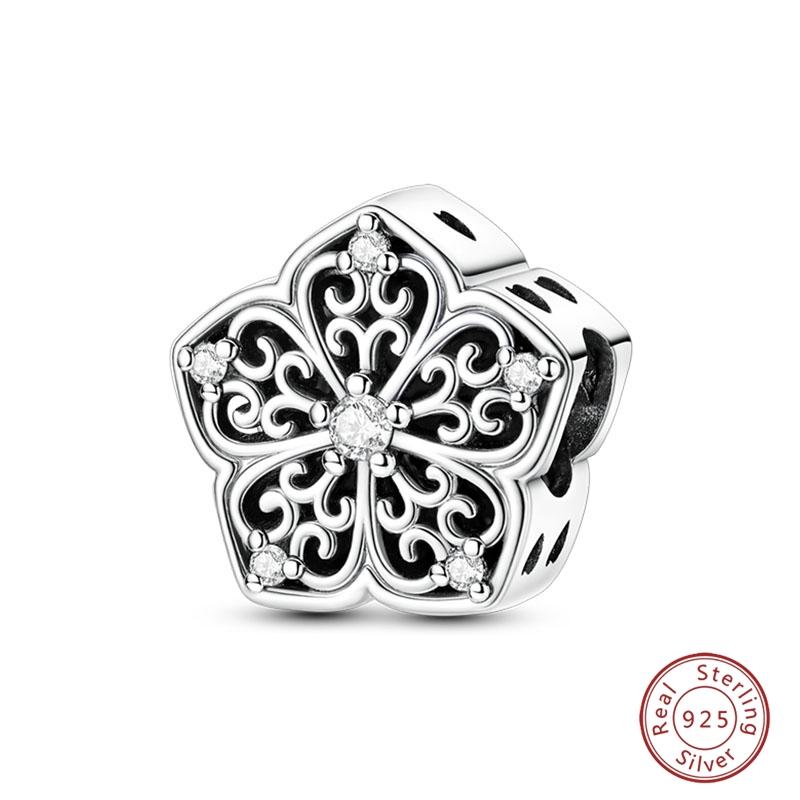 Argent S925 Chat Citrouille Carte à Jouer Ours de Diplôme Cheval de Mer 3mm Breloques Perles Design DIY Bijoux Fins
