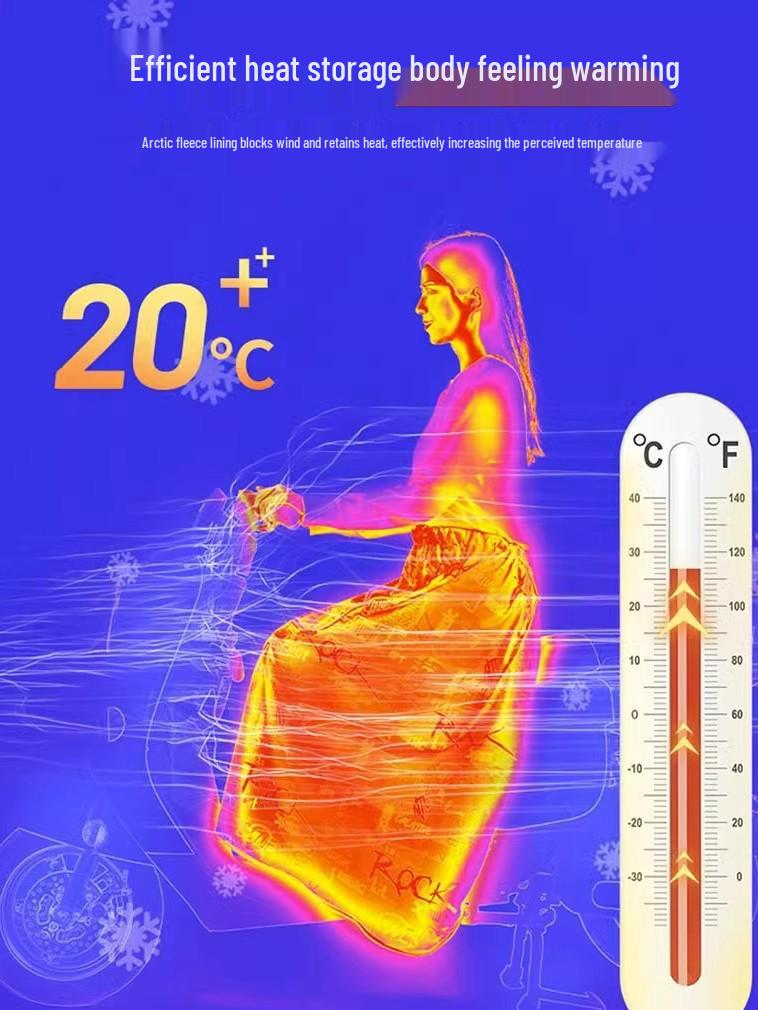 Windproof Wheelchair Travel Blanket - Winter Leg Warmer for Elderly