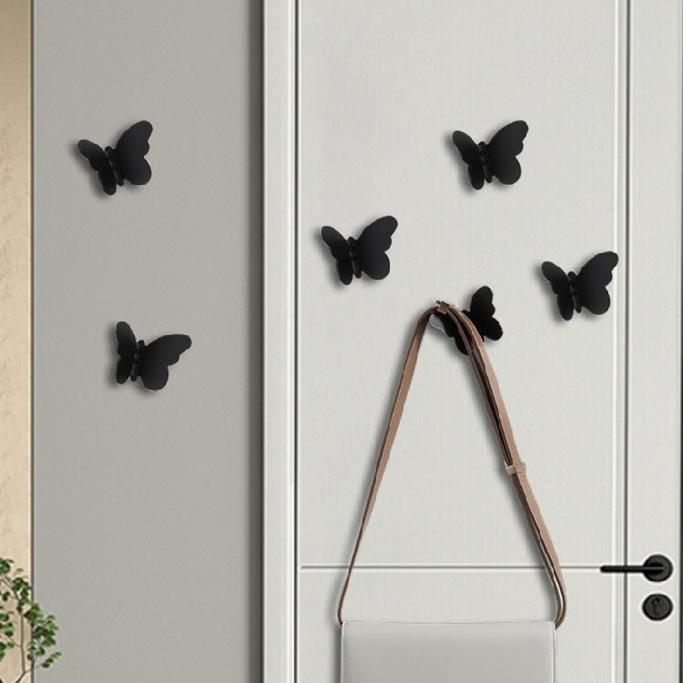 Space Efficient Butterfly Hooks Stylish Stainless Steel Butterfly Shape Hooks Hangers For Bathroom Decors