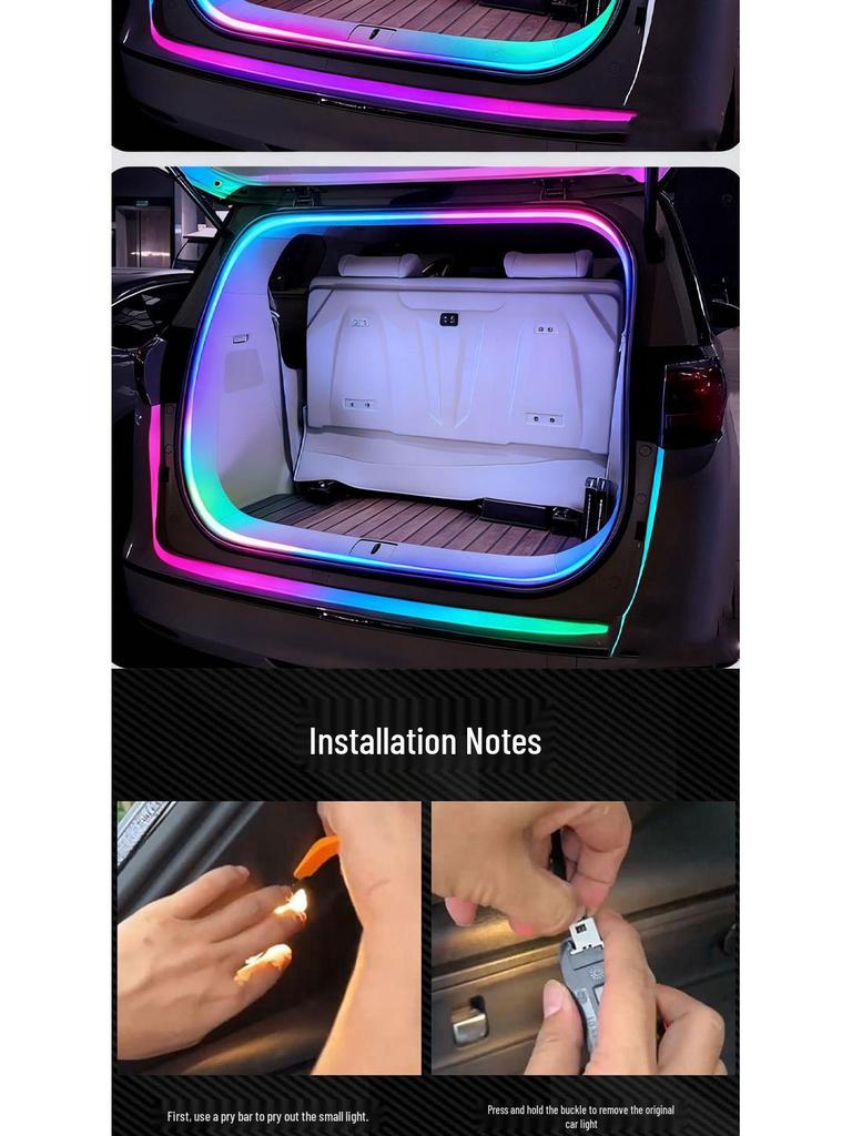 Best-Selling Ambient Lighting Strip for Updated Model 3 Trunks