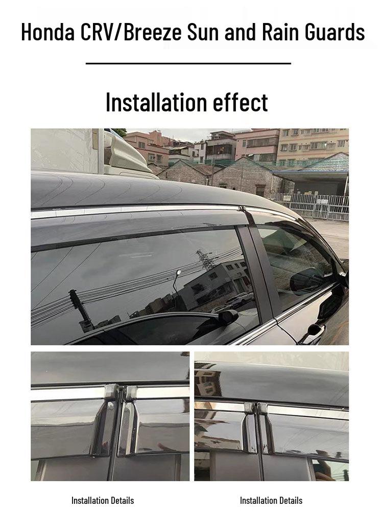 Honda Vezel XRV Civic CRV Accord Lingpai Fit Raam & Zon/Regenkappen Visors