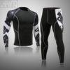 Ski Thermal Underwear For Men Male Thermo Clothes Compression Set Thermal Tights Winter Leggings Basketball Suit Quick Dry