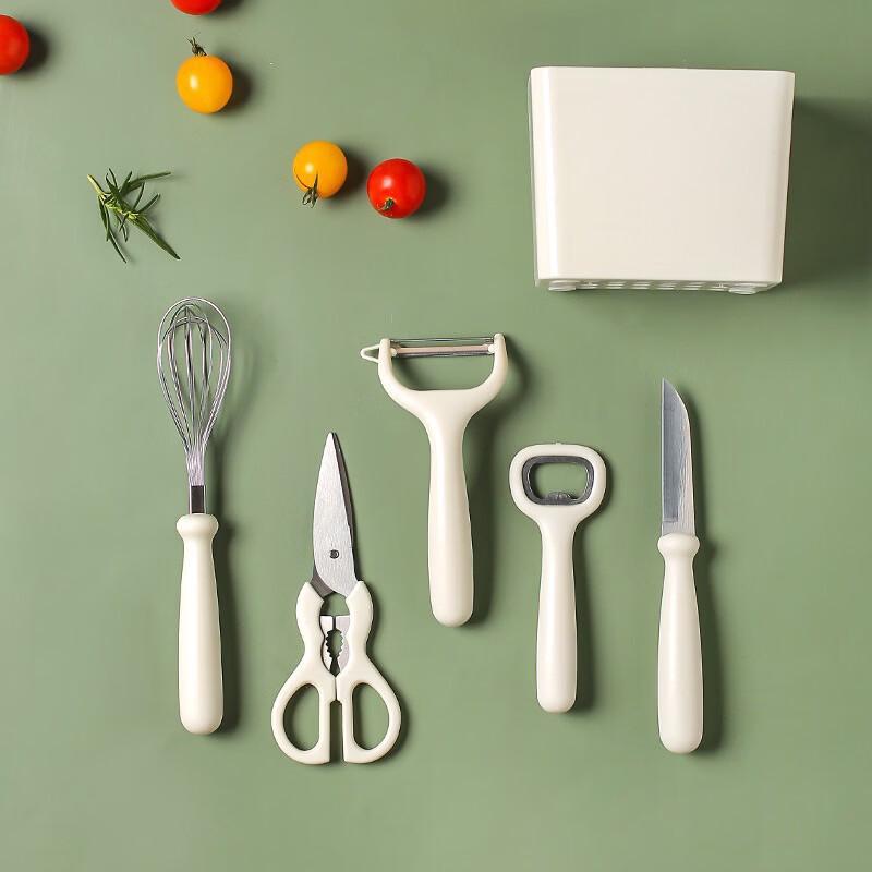 Abay 12-Piece White Kitchen Tool Set