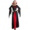 Halloween Demon Vampire Ghost Bride Reaper Wizard Costume Vintage Court Costume