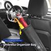 Car Waterproof Umbrella Storage Bag PU Leather Cover Sunshade Organizer Holder For Proton Exora Iriz R3 Wira Saga Satria Magma X