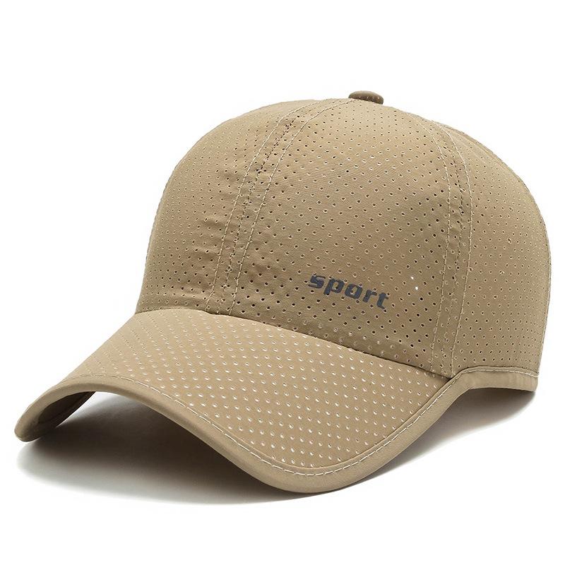 Hat Men's Summer Thin Quick Drying Cap Outdoor Sunscreen Travel Sun Hat Leisure Fishing Shade Baseball Cap Tide