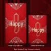 Yongji Frosted Glitter Red Envelopes - Thick Cardboard for New Year Spring Festival 2023